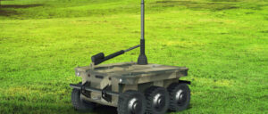Unmanned robotic six-wheeled platform GNOM